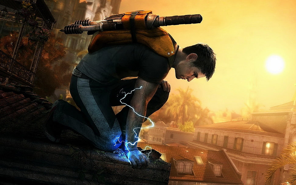 game wallpaper, inFamous HD wallpaper