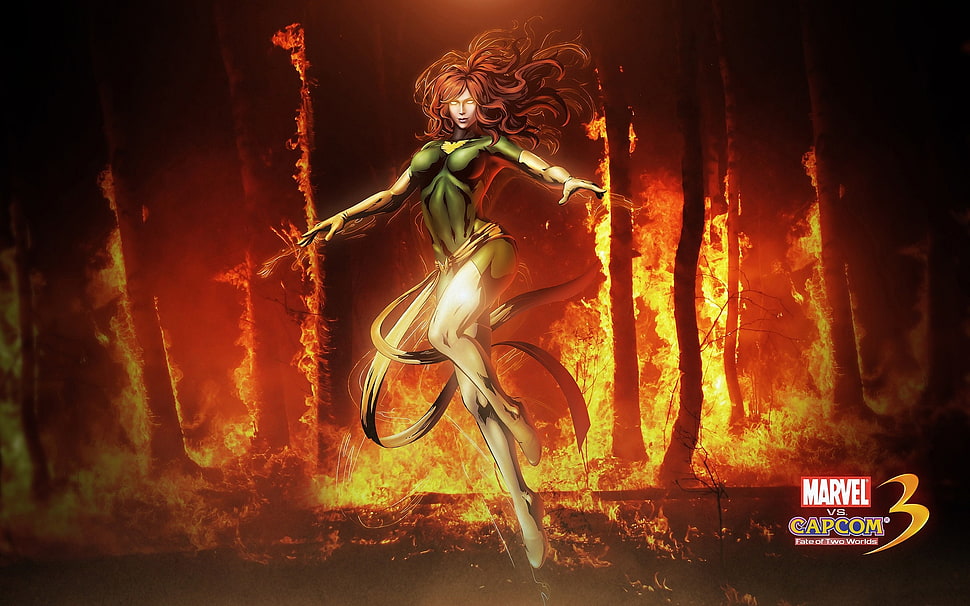 Marvel vs Capcom 3 Jean Grey wallpaper HD wallpaper