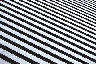 black and white striped surface
