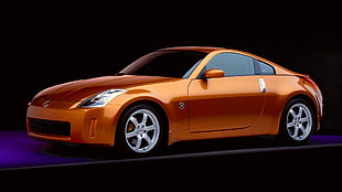 Nissan 350Z, orange cars, car, Nissan