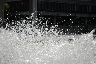 water splash, water, water drops, photography, summer HD wallpaper