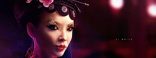portrait of Geisha HD wallpaper