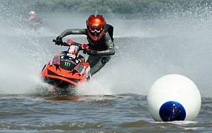 person riding personal watercraft