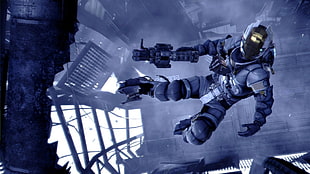 Halo digital wallpaper, science fiction, Dead Space 3, video games, Dead Space