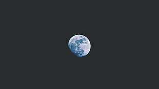 blue moon, Moon HD wallpaper