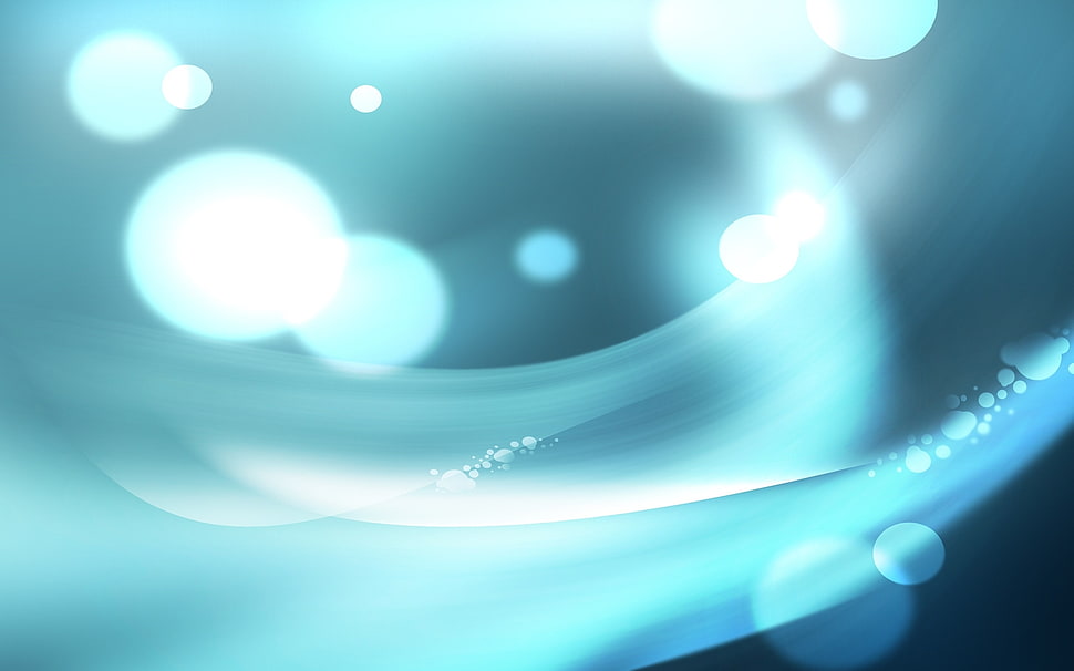 teal and white digital wallpaper HD wallpaper