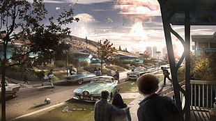 movie still screenshot, Fallout 4, Bethesda Softworks, apocalyptic, video games