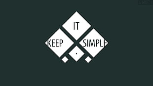 Keep it Simple logo HD wallpaper