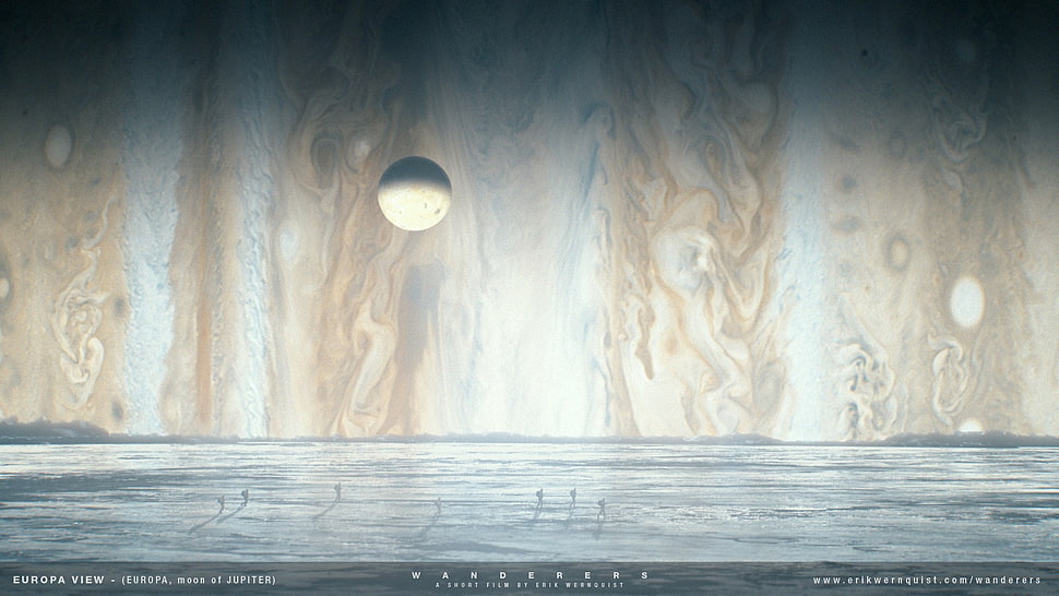 space, galaxy, Moon, planet HD wallpaper