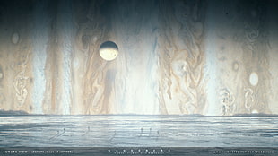 space, galaxy, Moon, planet HD wallpaper