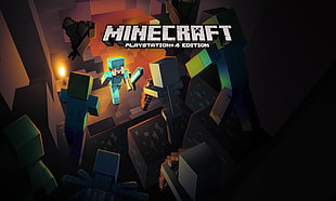 Minecraft PlayStation edition game poster HD wallpaper