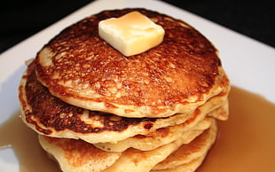 brown pancake with cheeze