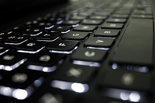 selective focus closeup photography of keyboard keys