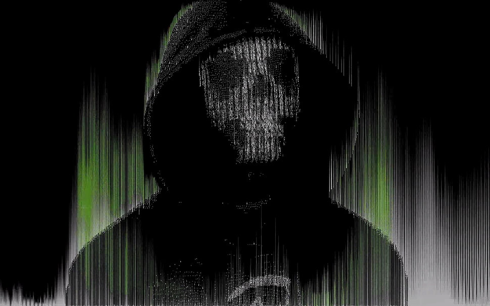 skull wearing hoodie graphic wallpaper HD wallpaper