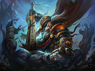 monster character online game wallpaper, dwarfs, Paladin, World of Warcraft, Best tag  kkkkkkk