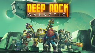 Deep Rock Galactic poster HD wallpaper