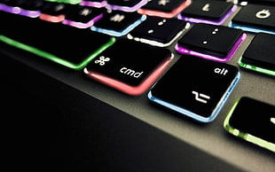 gray and black computer keyboard, keyboards, computer HD wallpaper