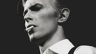 cigarette stick, David Bowie, musician, smoking