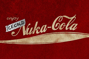 Nuka-Cola signage, Fallout, Nuka Cola, video games, Bethesda Softworks