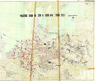 brown map, map, war, Polish Armed Forces