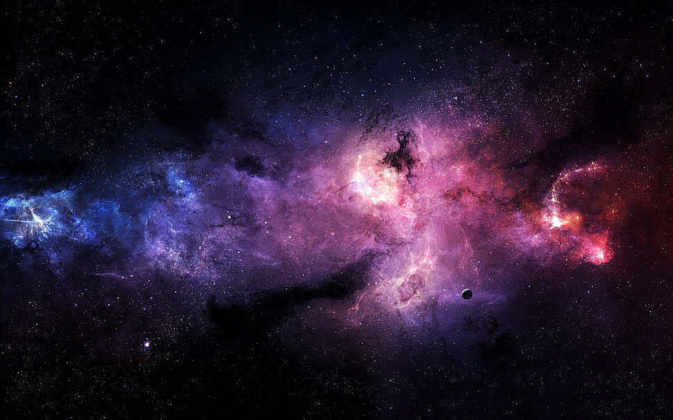 outer space, space, space art, digital art HD wallpaper