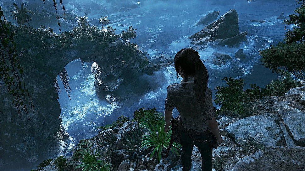 Tomb Raider game application screenshot, Shadow of the Tomb Raider, Tomb Raider 2018, video games, concept art HD wallpaper