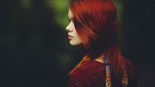 photo of red haired woman
