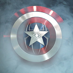 Captain America shield, Marvel Comics, symbols HD wallpaper