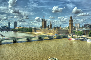 Big Ben, London, London, HDR, bridge, Big Ben