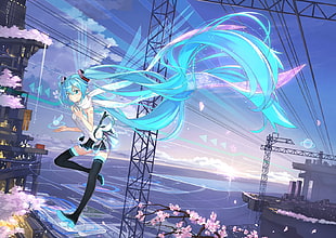 Hatsune Miku wallpaper, Vocaloid, Hatsune Miku