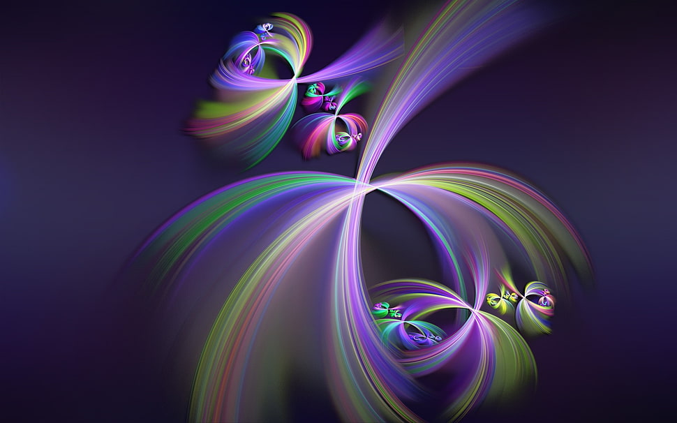 multicolored abstract painting HD wallpaper