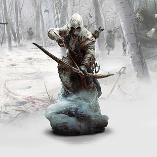 Assassin Creed game screenshot, Assassin's Creed III, Connor Kenway, freedom HD wallpaper