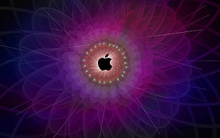 iTunes illustration, Apple Inc., abstract, lines, shapes