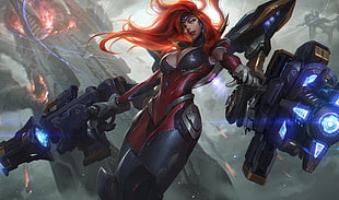Gun Goddess Miss Fortune, League Of Legends, 5K HD wallpaper