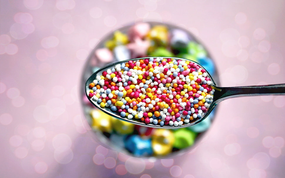 multicolored beads lot HD wallpaper