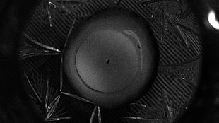 black Harman / Kardon speaker, candles, monochrome HD wallpaper