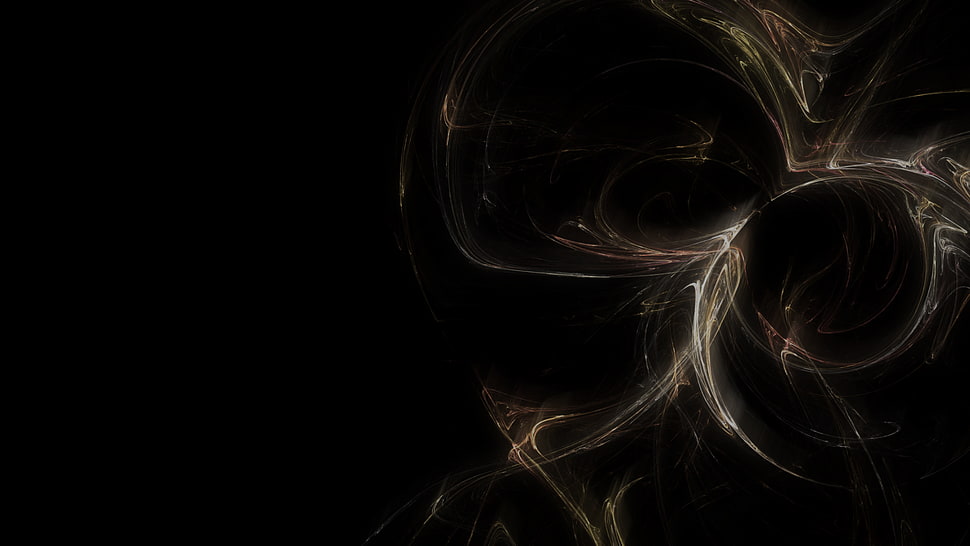 brown LED light, abstract HD wallpaper