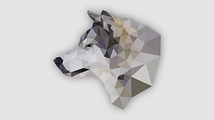 crystal wolf accessory HD wallpaper