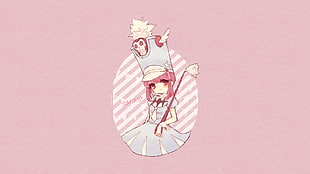 female character with red chair, Kill la Kill, Jakuzure Nonon HD wallpaper