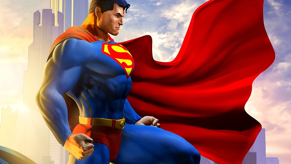 Superman illustration HD wallpaper