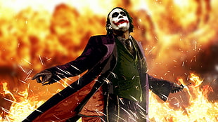 The Joker wallpaper, anime, Heath Ledger, movies, Joker HD wallpaper