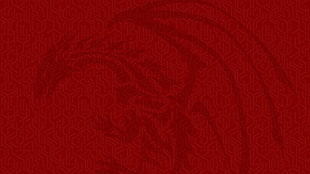 illustration of dragon, dragon, red