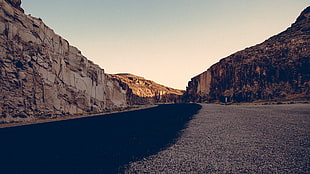mountain landscape, road