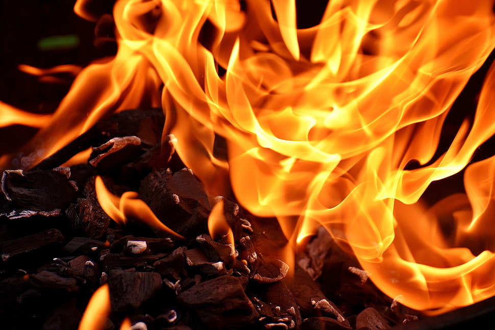 fire wallpaper, Fire, Flame, Ash HD wallpaper