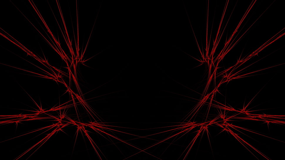 Red,  Black,  Abstract HD wallpaper