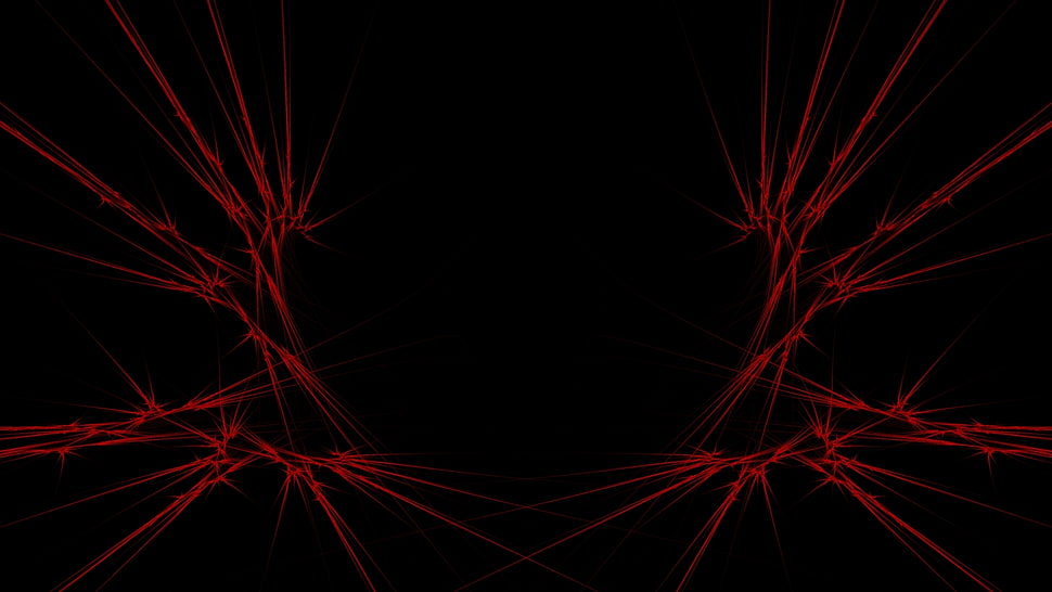 Red,  Black,  Abstract HD wallpaper