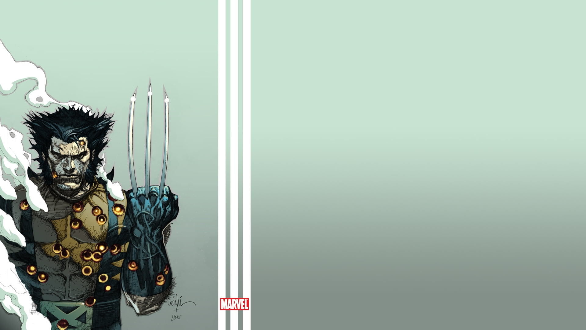Animated illustration of Wolverine HD wallpaper | Wallpaper Flare