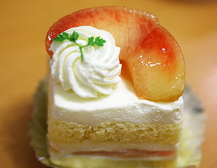 cake with fruit and icing