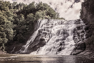 waterfalls, Waterfall, River, Current HD wallpaper