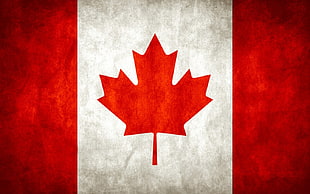 Flag of Canada, Canada, flag, grunge, Canadian flag HD wallpaper